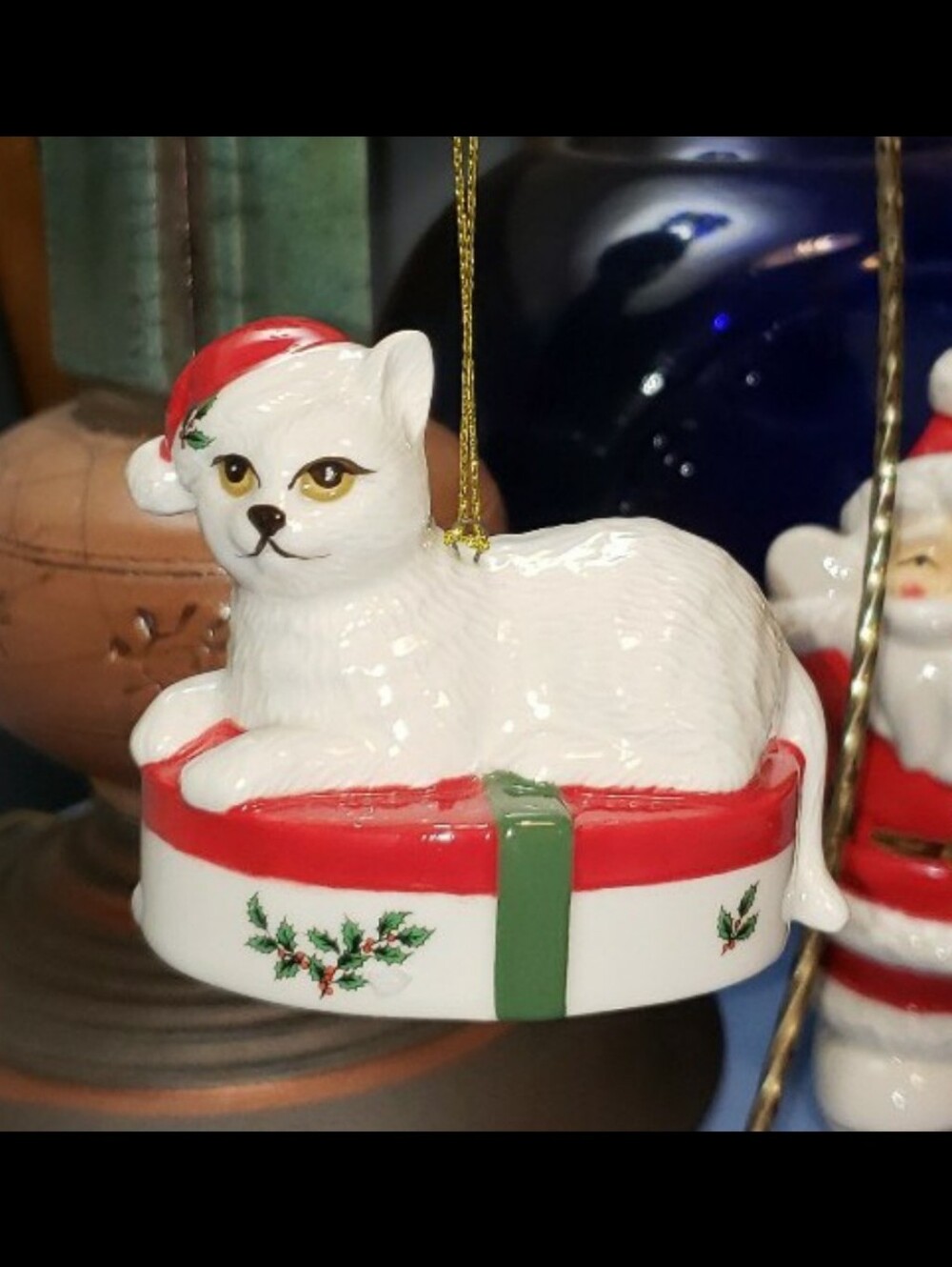 Spode Christmas Tree Giftbox Kitten Ornament